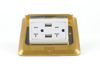 20A 125V 60Hz Table Pop Up Outlets Flush Floor Mounted Power Points Dual Receptacle