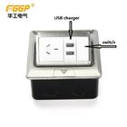 125V 20A Pop Up Floor Receptacle QR35A Electrical Floor Power Outlet